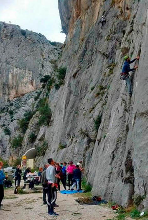 Omis Rock Climbing
