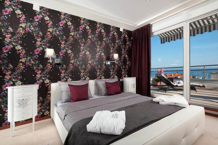 Spa suite with a sea view