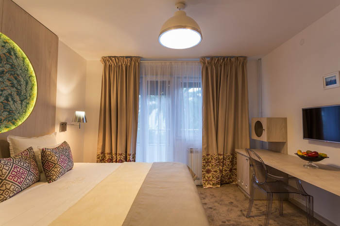 Two bedroom luxury suite with a balcony