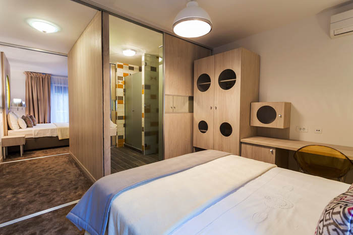 Two bedroom luxury suite with a balcony